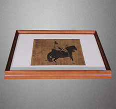 蔡甸书画装裱配框服务案例